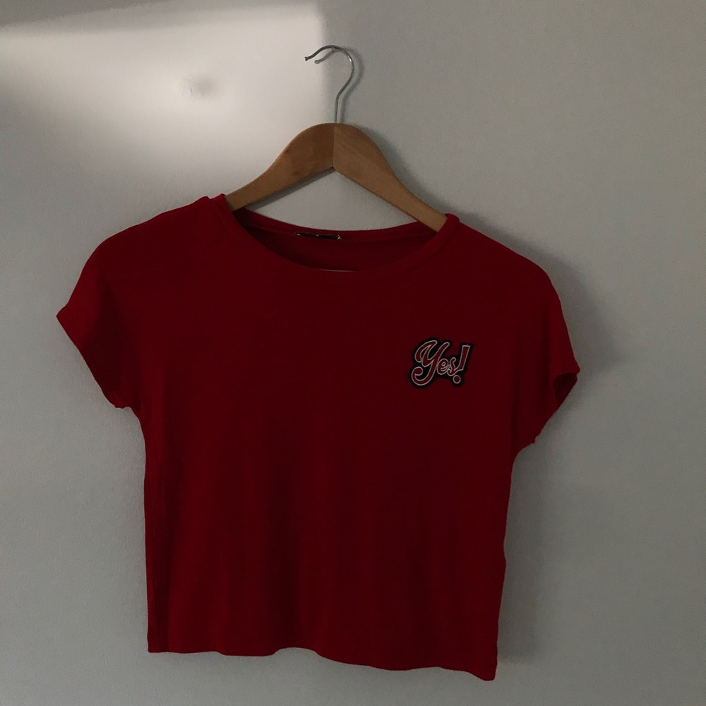 Zara red tee size M
